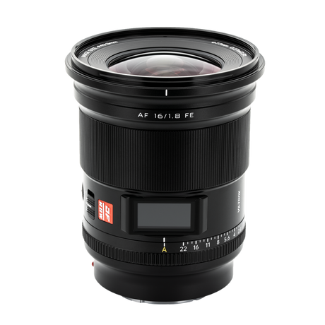 Lens AF 16mm F/1.8 FE with Sony E mount