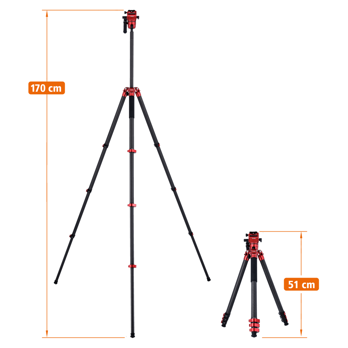 Easy Traveler XL carbon video tripod